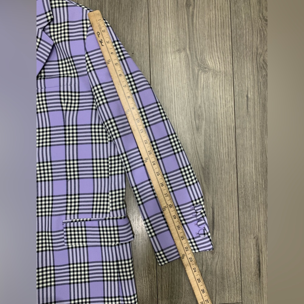 Uterque Check 2‎ Piece Suit Sz S NWOT - Picture 4 of 16